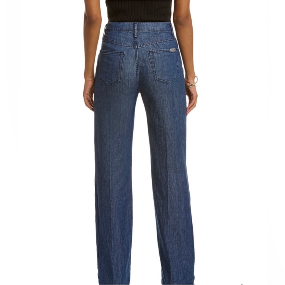 Joes chambray high rise wide leg 27
